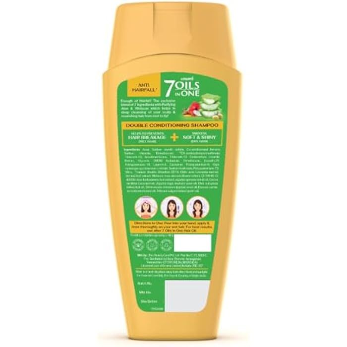 Emami 7 Oils in One Double Conditioning Shampoo Purifying Aloe Vera 400 ML - Image 2